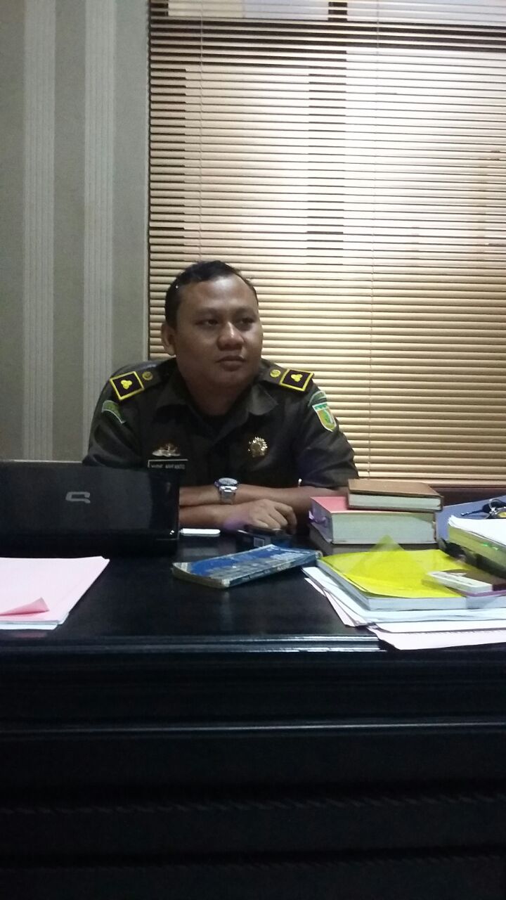 Yudi Arieanto selaku Kasi Pidsus Kejari Sampang