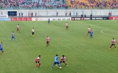 Madura United berhasil menumbangkan Persiba Balikpapan dengan skor 1-0 di Stadion Gelora Bangkalan
