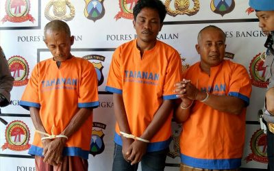 Tiga pelaku pembunuhan sepasang remaja di Pantai Rongkang Kwanyar Bangkalan